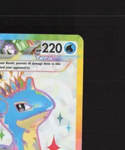 Lapras ex 158/142 Stellar Crown Full Art Ultra Rare Holo Pokemon Card NM - Image 4