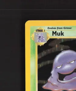 Muk 13/62 WOTC Fossil Set Holo Rare Pokemon Card LP - Image 3