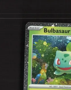 Bulbasaur SVP 046 Scarlet & Violet Black Star Promo Holo SWIRL Pokemon Card NM - Image 3