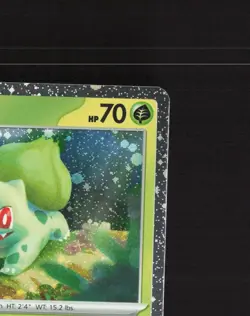 Bulbasaur SVP 046 Scarlet & Violet Black Star Promo Holo SWIRL Pokemon Card NM - Image 4