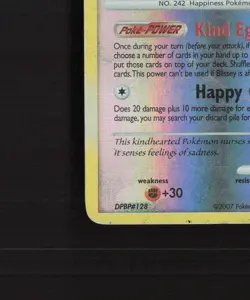 Blissey 5/123 Mysterious Treasures Reverse Holo Pokemon Card MP - Image 5