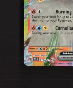 Flareon ex 014/131 Prismatic Evolutions Ultra Rare Holo Pokemon Card NM - Image 5