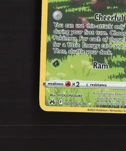 Hisuian Voltorb GG01/GG70 Crown Zenith Full Art Ultra Rare Holo Pokemon Card NM - Image 5