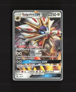 Solgaleo GX SM104 2019 World Championship Ultra Rare Pokemon Card LP - Image 1