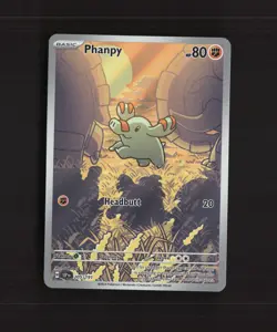 Phanpy 205/191 Surging Sparks Full Art Ultra Rare Holo Pokemon Card NM - Image 1