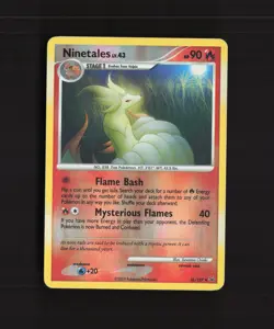 Ninetales 36/127 Platinum Reverse Holo Rare Pokemon Card DMG - Image 1