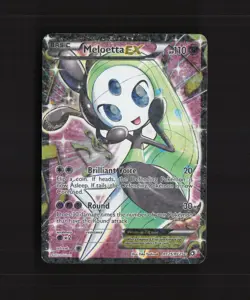 Meloetta EX RC25/RC25 Legendary Treasures Full Art Ultra Rare Pokemon Card DMG - Image 1