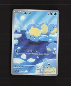 Spheal 199/191 Surging Sparks Full Art Ultra Rare Holo Pokemon Card NM - Image 1