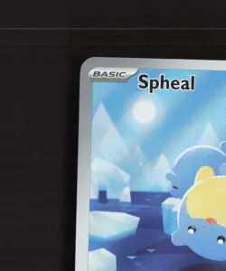 Spheal 199/191 Surging Sparks Full Art Ultra Rare Holo Pokemon Card NM - Image 3