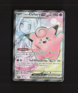 Lillie's Clefairy ex 173/159 Journey Together FA Ultra Rare Holo Pokemon Card NM - Image 1