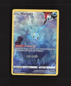 Manaphy GG06/GG70 Crown Zenith Full Art Ultra Rare Holo Pokemon Card NM - Image 1