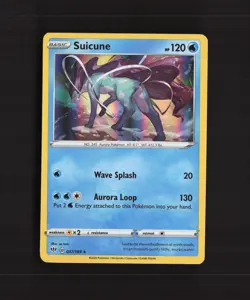 Suicune 037/189 Darkness Ablaze Holo Rare Pokemon Card NM - Image 1