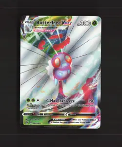 Butterfree VMAX 002/189 Darkness Ablaze Ultra Rare Holo Pokemon Card NM - Image 1
