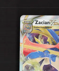 Zacian VSTAR 096/159 Crown Zenith Ultra Rare Holo Pokemon Card NM - Image 3