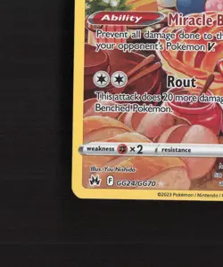 Miltank GG24/GG70 Crown Zenith Full Art Ultra Rare Holo Pokemon Card LP+ - Image 5