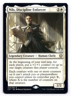 Nils, Discipline Enforcer NM Commander 2021 020/081 MTG Regular - Image 1