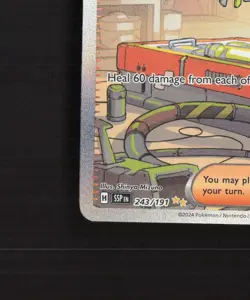 Clemont's Quick Wit 243/191 Surging Sparks Full Art Ultra Rare Pokemon Card NM - Image 5