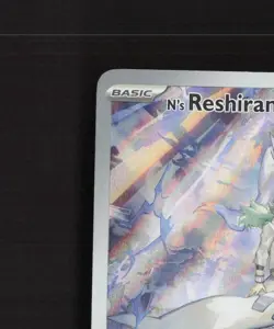 N's Reshiram 167/159 Journey Together Full Art Ultra Rare Holo Pokemon Card NM - Image 3