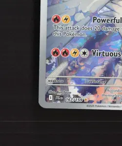 N's Reshiram 167/159 Journey Together Full Art Ultra Rare Holo Pokemon Card NM - Image 5