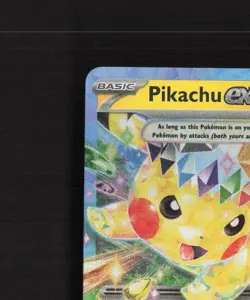 Pikachu ex 057/191 Surging Sparks Ultra Rare Holo Pokemon Card NM - Image 3