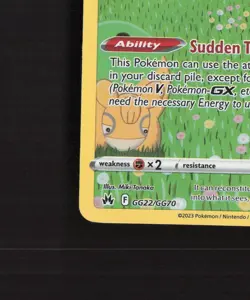 Ditto GG22/GG70 Crown Zenith Full Art Ultra Rare Holo Pokemon Card LP+ - Image 5
