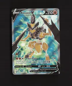Kleavor V SWSH248 Black Star Promo Full Art Holo Pokemon Card NM - Image 1