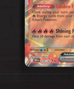Ethan's Ho-Oh ex 039/182 Destined Rivals Ultra Rare Holo Pokemon Card LP+ - Image 5