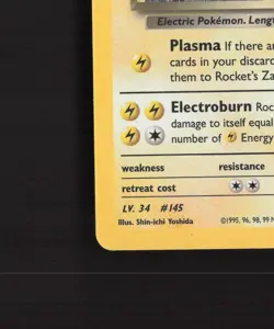 Rocket's Zapdos 15/132 Celebrations Ultra Rare Holo Pokemon Card NM - Image 5