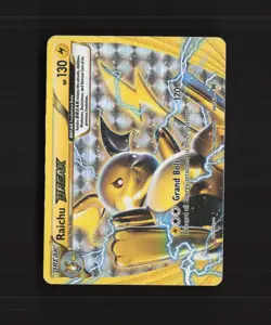Raichu BREAK 50/162 Breakthrough Full Art Ultra Rare Holo Pokemon Card DMG - Image 1