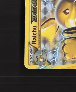 Raichu BREAK 50/162 Breakthrough Full Art Ultra Rare Holo Pokemon Card DMG - Image 5