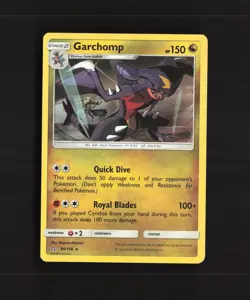 Garchomp 99/156 Ultra Prism Rare Pokemon Card LP - Image 1