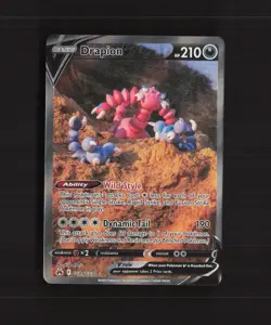 Drapion V GG49/GG70 Crown Zenith Full Art Ultra Rare Holo Pokemon Card NM - Image 1