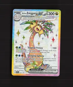 Alolan Exeggutor ex 225/191 Surging Sparks Full Art Ultra Rare Pokemon Card NM - Image 1