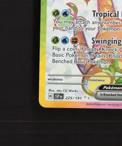Alolan Exeggutor ex 225/191 Surging Sparks Full Art Ultra Rare Pokemon Card NM - Image 5