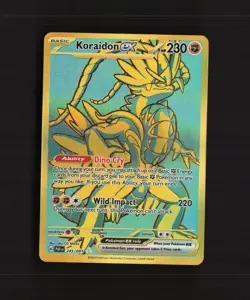 Koraidon ex 245/091 Paldean Fates Full Art Ultra Rare Holo Pokemon Card NM - Image 1