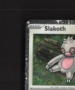 Slakoth 160/193 Paldea Evolved Cosmos Holo Rare Holo Pokemon Card NM - Image 3