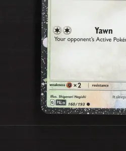 Slakoth 160/193 Paldea Evolved Cosmos Holo Rare Holo Pokemon Card NM - Image 5