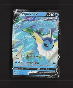 Vaporeon V SWSH150 Sword & Shield Black Star Promo Holo Pokemon Card NM - Image 1