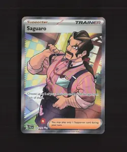 Saguaro 255/193 Paldea Evolved Full Art Ultra Rare Holo Pokemon Card NM - Image 1