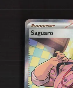 Saguaro 255/193 Paldea Evolved Full Art Ultra Rare Holo Pokemon Card NM - Image 3
