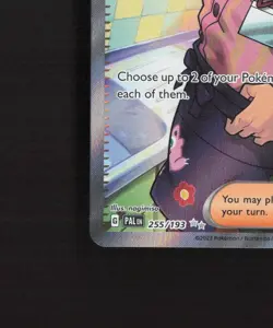 Saguaro 255/193 Paldea Evolved Full Art Ultra Rare Holo Pokemon Card NM - Image 5