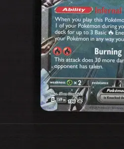 Charizard ex SVP 196 Scarlet & Violet Black Star Promo Holo Pokemon Card NM - Image 5
