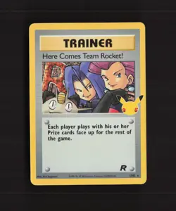 Here Comes Team Rocket! 15/82 Celebrations Ultra Rare Holo Pokemon Card NM - Image 1