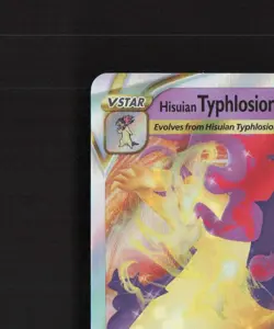 Hisuian Typhlosion VSTAR 054/189 Astral Radiance Ultra Rare Holo Pokemon Card NM - Image 3