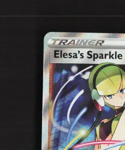 Elesa's Sparkle 260/264 Fusion Strike Full Art Ultra Rare Holo Pokemon Card NM - Image 3