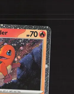 Charmander SVP 047 Scarlet & Violet Black Star Promo Holo SWIRL Pokemon Card NM - Image 4