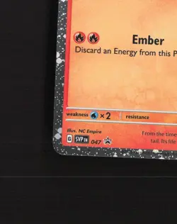 Charmander SVP 047 Scarlet & Violet Black Star Promo Holo SWIRL Pokemon Card NM - Image 5