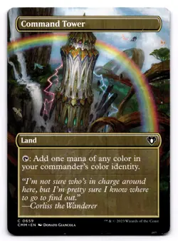 Command Tower Borderless LP Commander Masters MTG Regular - Image 1