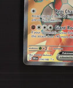 Regirock ex 214/182 Destined Rivals Full Art Ultra Rare Holo Pokemon Card NM - Image 5
