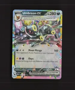 Umbreon ex 060/131 Prismatic Evolutions Ultra Rare Holo Pokemon Card LP+ - Image 1